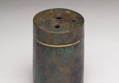 图片[3]-Lian incense burner with gold inlay (modified), Qing dynasty (1644-1911)-China Archive